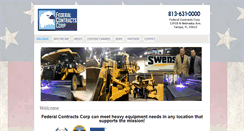 Desktop Screenshot of federalcontractscorp.com